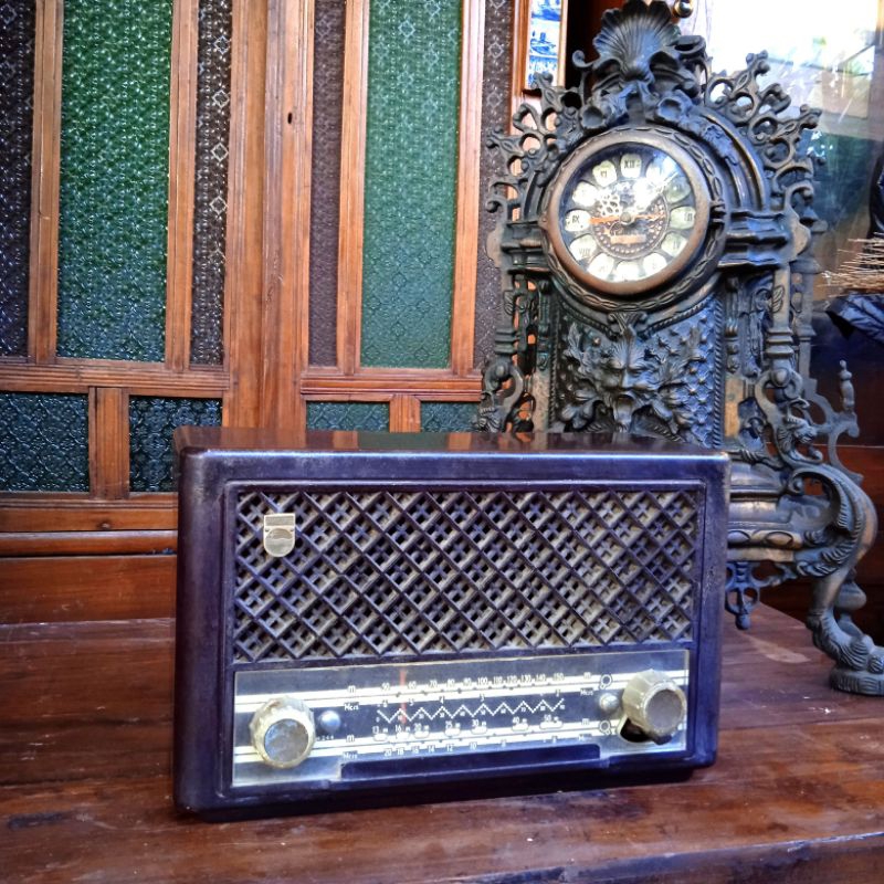 vintage radio tabung jadul philips