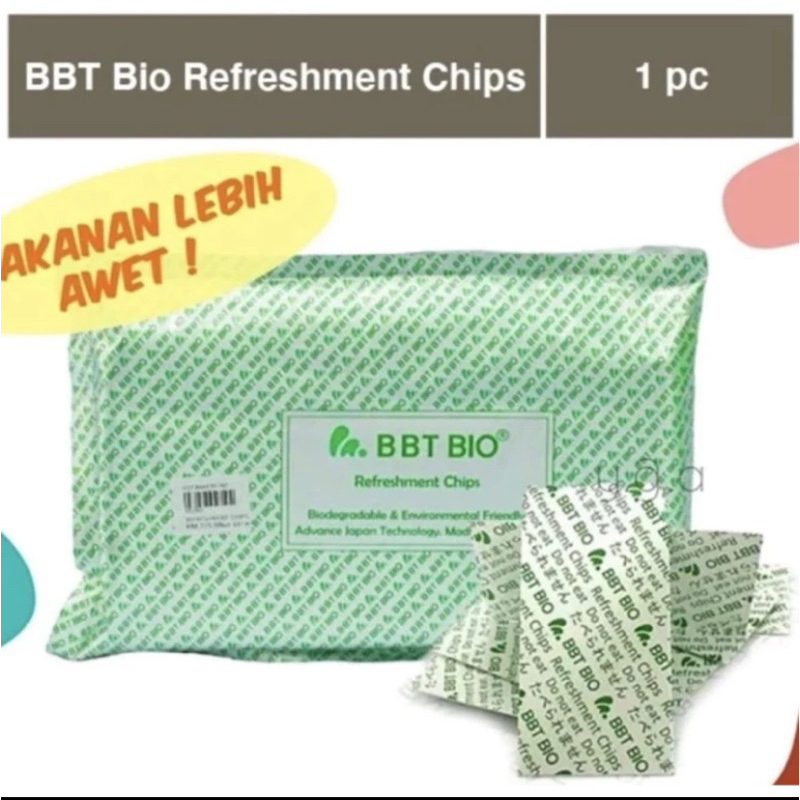 

Refreshment Chips BBT BIO/Pengawet untuk Makanan 100pcs