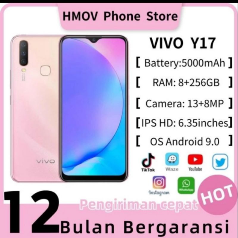 hp Vivo y17 ram 8 handphone murah