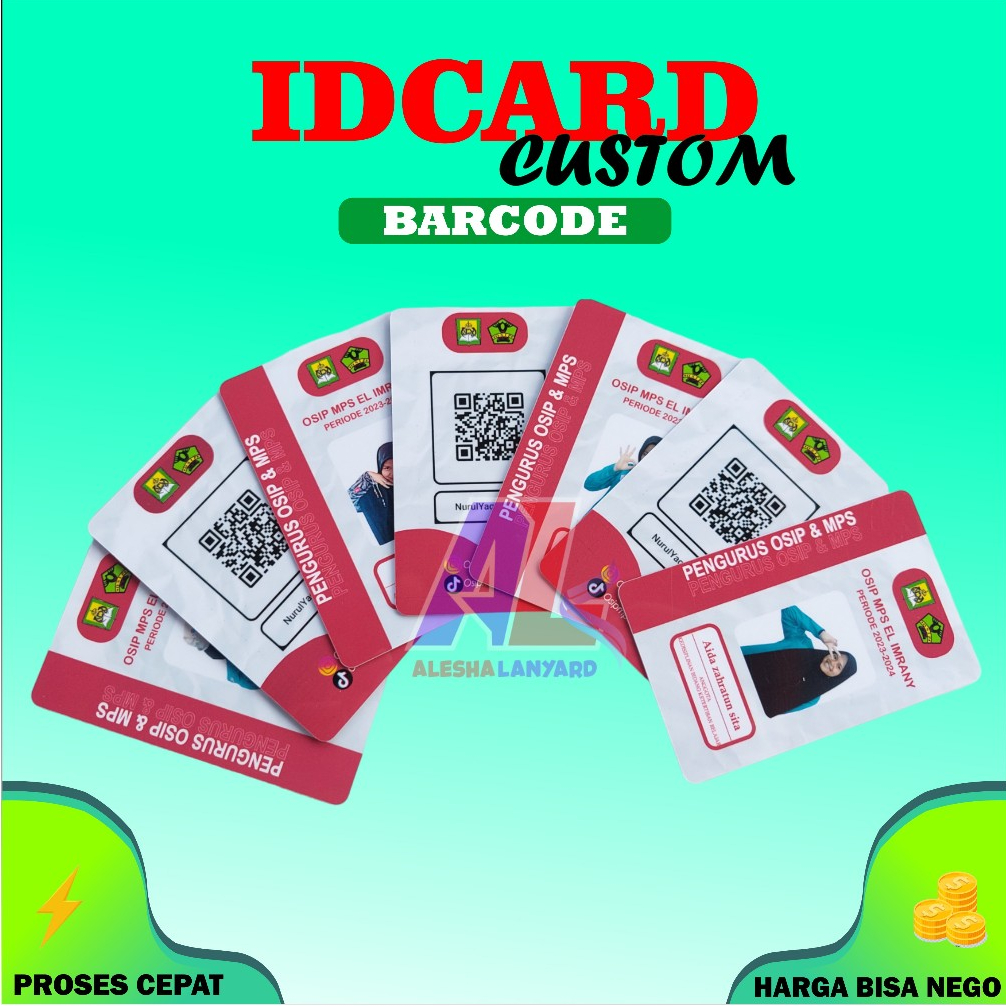 

CETAK IDCARD BARCODE/IDCARD BARCODE BAHAN PVC/CETAK IDCARD CUSTOM