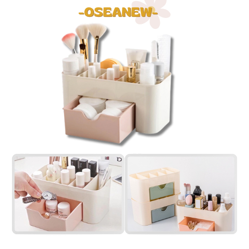 -TERLARIS- RAK KOSMETIK KECIL / Organizer Kosmetik Multifungsi KOTAK PENYIMPANAN MAKE UP MINI SERBAG