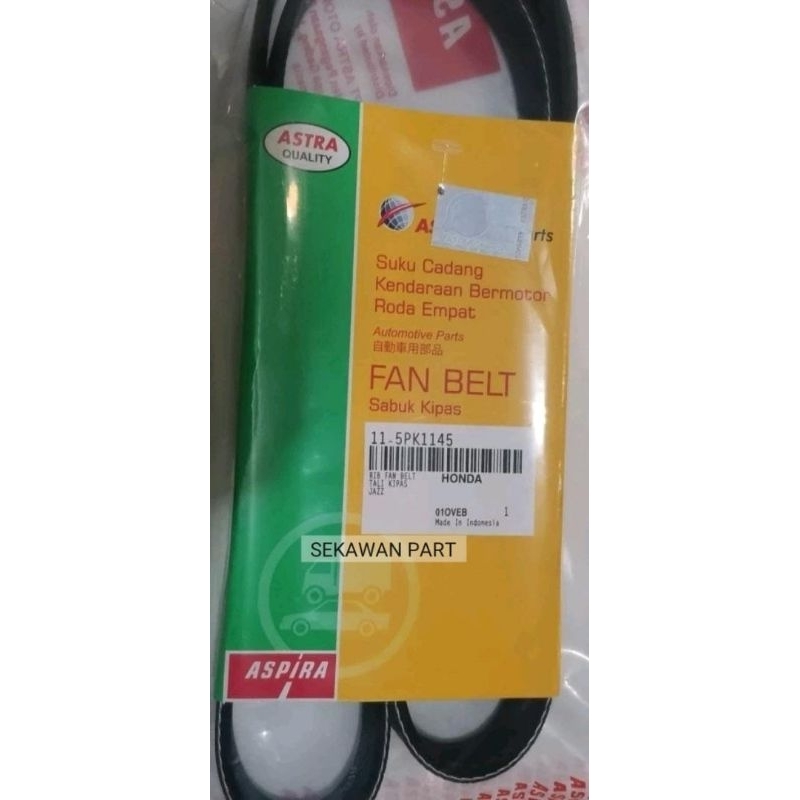 Aspira Fanbelt mobil Honda Jazz 2004-2007 11-5PK1145