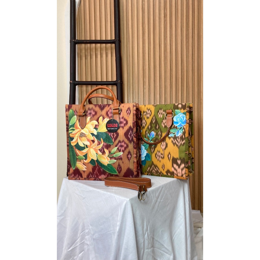 Tas Lukis Nusantara Endek Bag SHAGIDA • Souvenir & Oleh - oleh Khas Bali