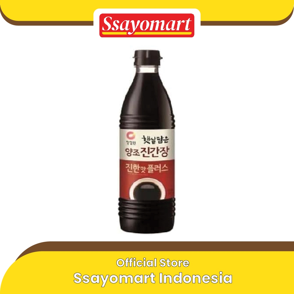 

Chung Jung One Jin Soy Sauce 840ml - Jin Ganjang Kecap Asin Korea Made In Korea