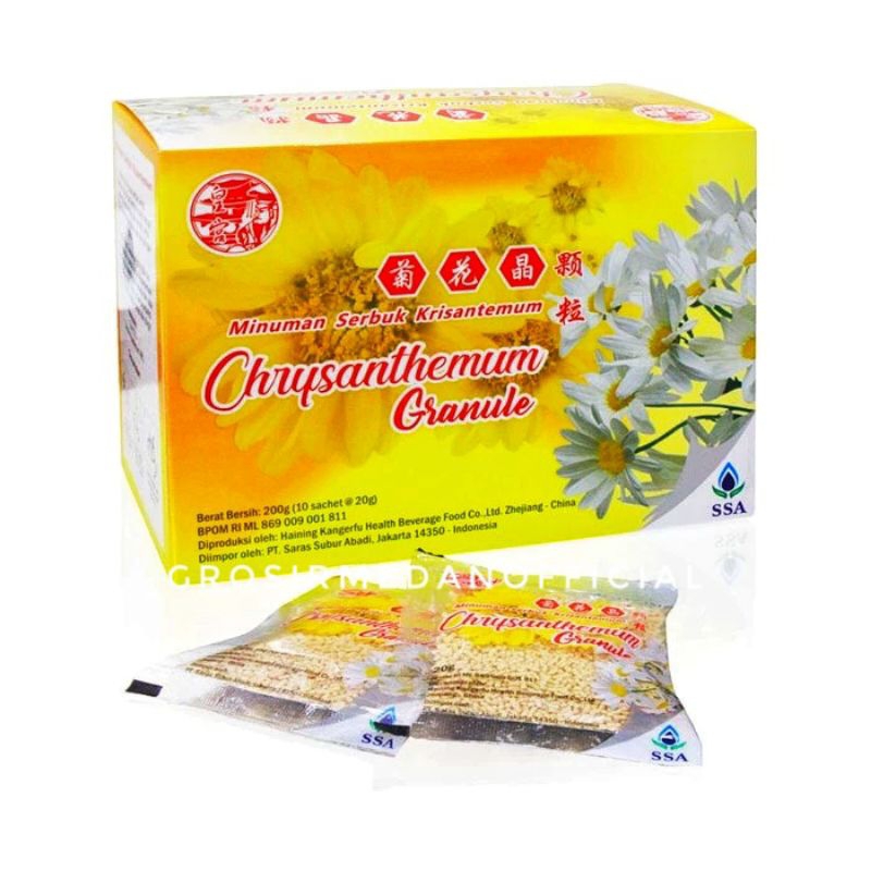 

CHRYSANTHEMUM GRANULE SSA - MINUMAN SERBUK KRISANTEMUM