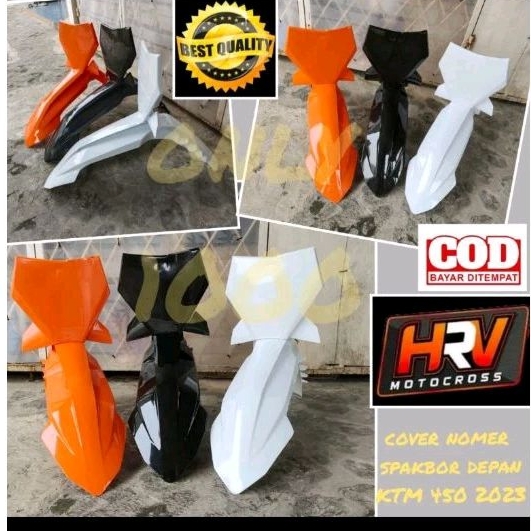 BODY KTM 450 2023 2ITEM SPAKBOR DEPAN KTM 450 2023 PAPAN NOMER KTM 450 2023 TRAIL SUPERMOTO MOTOCROS