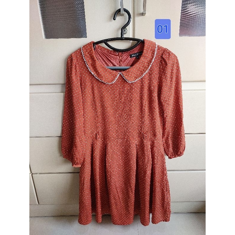 PRELOVED DRESS KAWAI VINTAGE WANITA