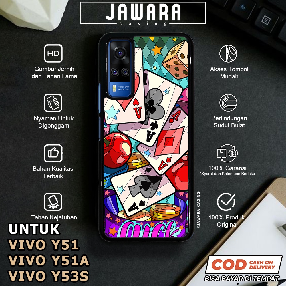 Case Vivo Y51 Y51A Y53S Casing Vivo Y51 Y51A Y53S [GMBLR] Premium Glossy Case Hp Vivo Jawara Casing 