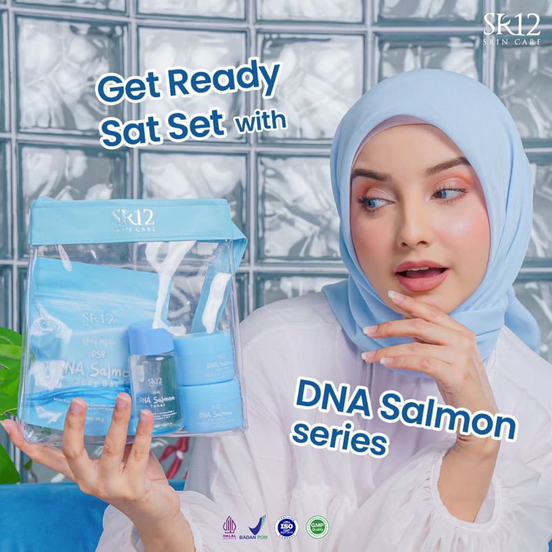 DNA SALMON SR12 / PAKETAN SKINCARE / SKINCARE GLOWING / SKINCARE BPOM / SKINCARE HALAL