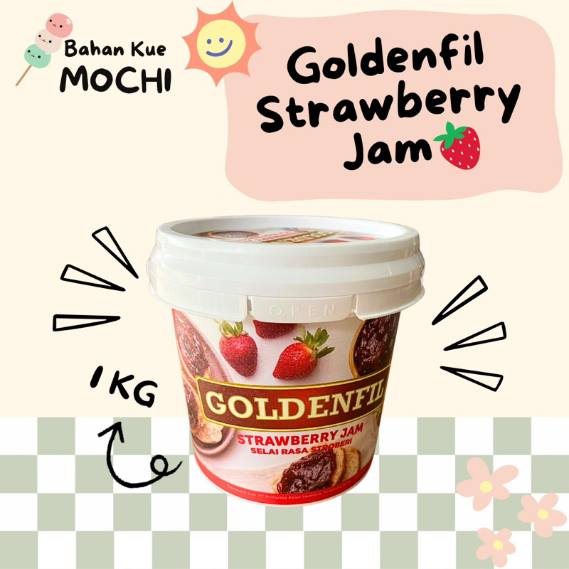 

Goldenfil Strawberry Jam 1 KG / Selai Strawberry Goldenfil