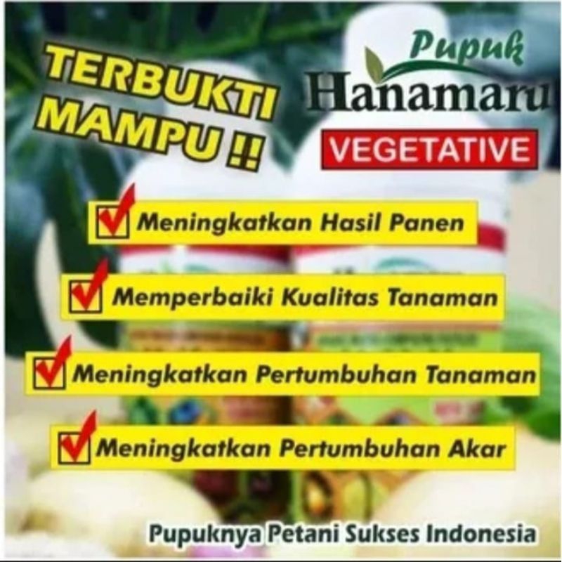 PUPUK CAIR HANAMARU UNTUK SEGALA JENIS TANAMAN