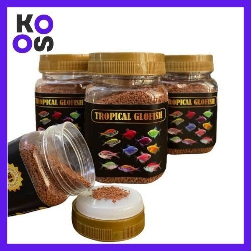 Pelet Ikan Tropical Glofish Cupang Guppy Ikan Hias Kecil 100 Gram