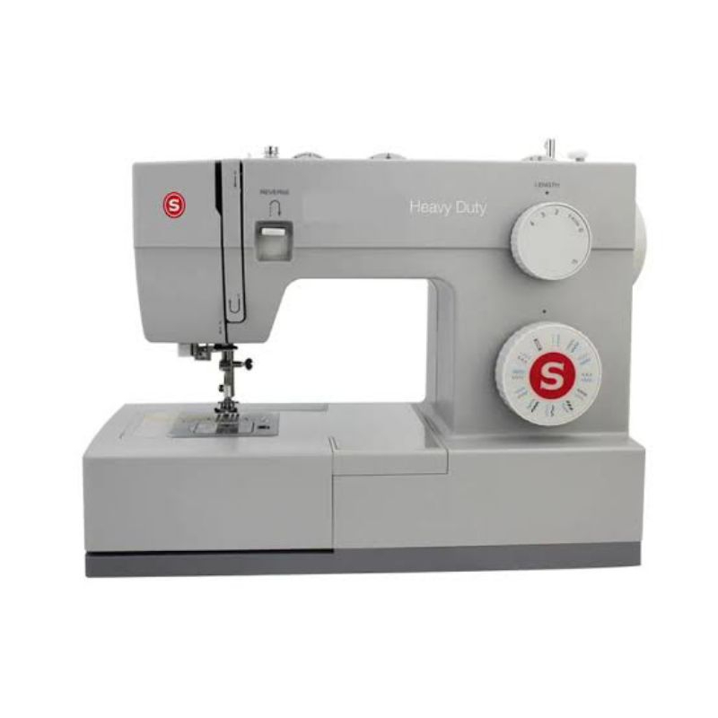 Original Singer | Mesin Jahit Portabel Singer Heavy Duty 4423 / Mesin Lubang Kancing Semi Obras