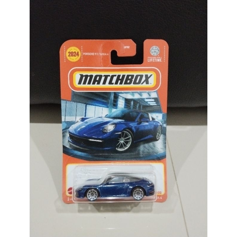 porsche 911 targa 4 matchbox biru