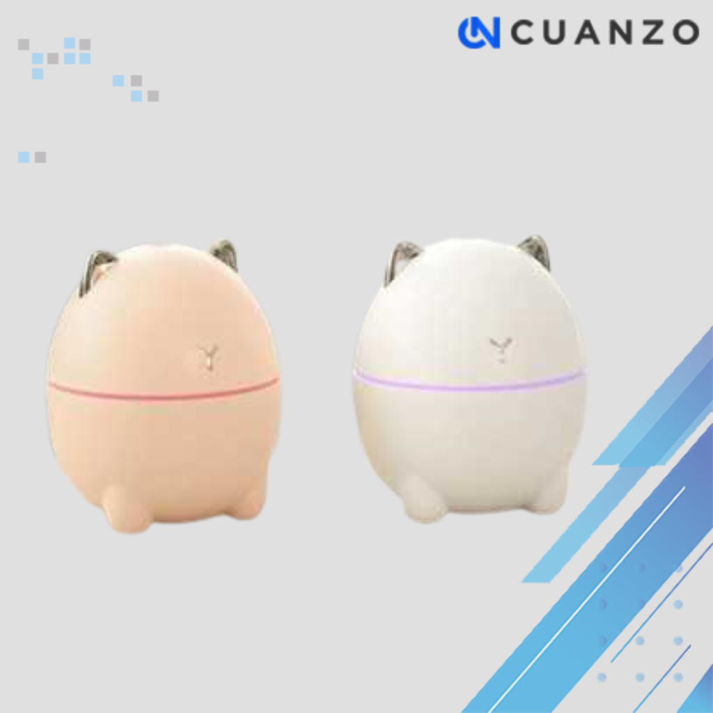 Dudu Cat Air Humidifier Ultrasonic Night Light 200ml / Huumidifier Aroma Therapy Aroma Terapi Ruanga