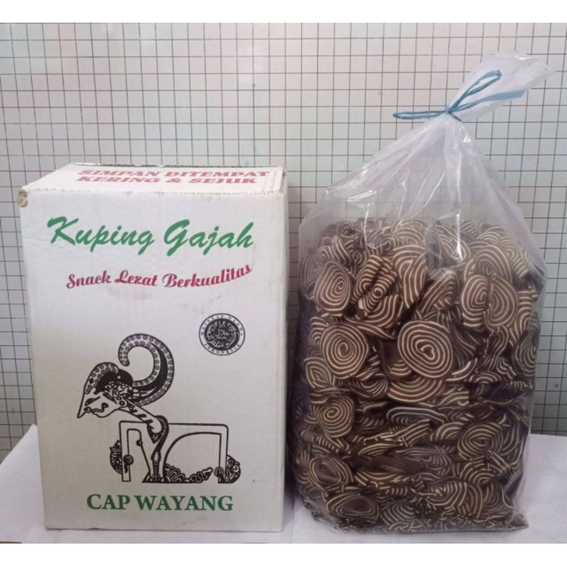 

Kuping gajah cap wayang Berat: 2.5 kg