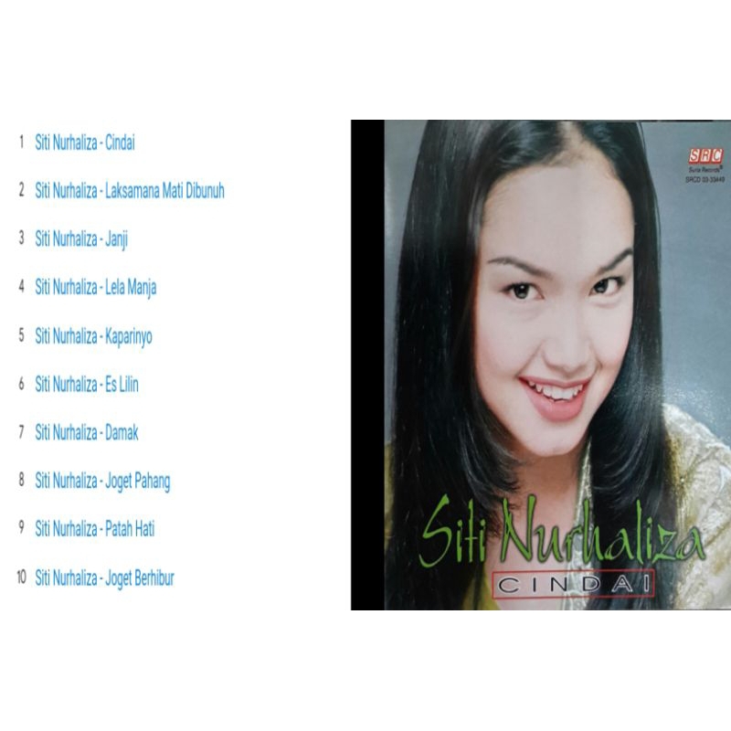 siti nurhaliza cd album cindai 1997