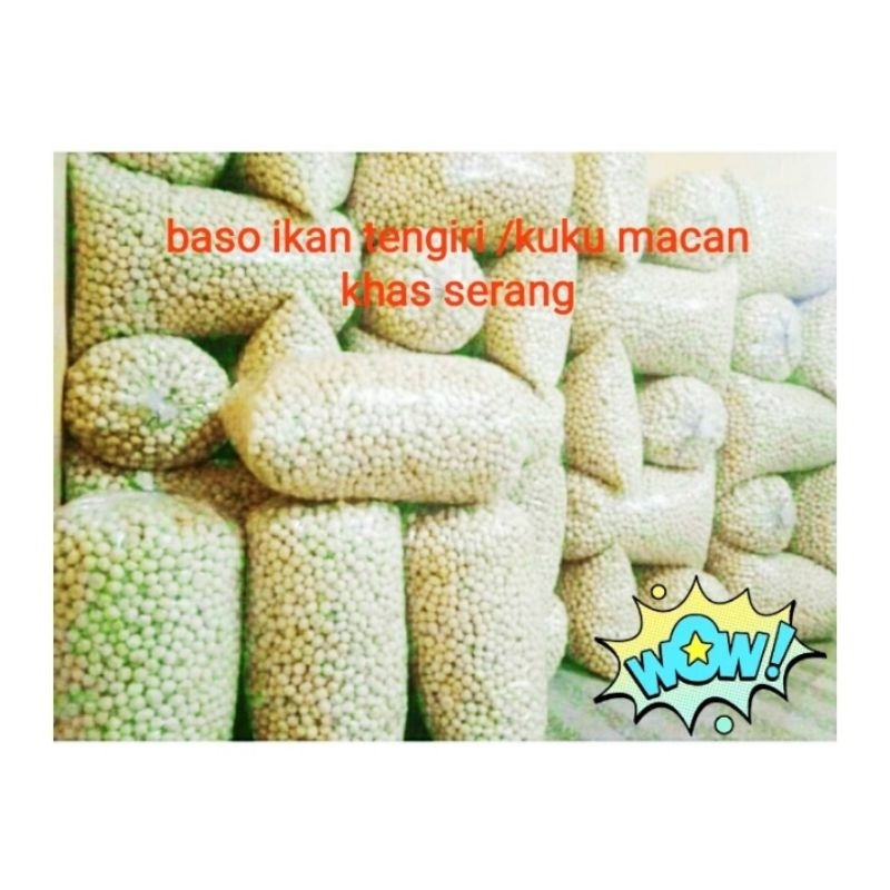 

Kerupuk Baso Ikan Tengiri Kuku Macan 1kg