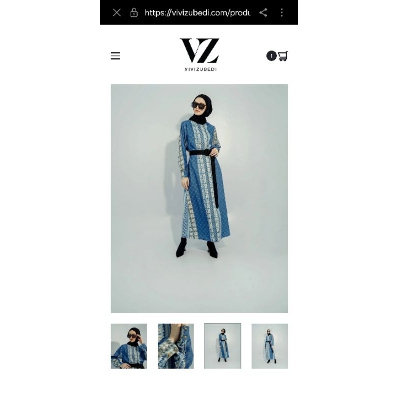 dress VZ Original Preloved seri Rumaisha RARE