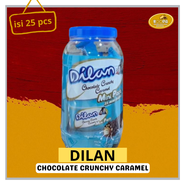 

DILAN CHOCOLATE CRUNCHY CARAMEL MINI PACK TOPLES ISI 25