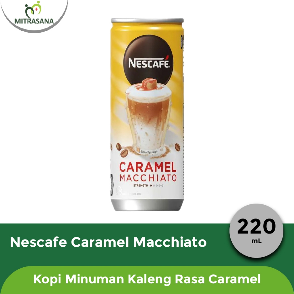 

NESCAFE Kopi Minuman Kaleng Rasa Caramel Can 220ml