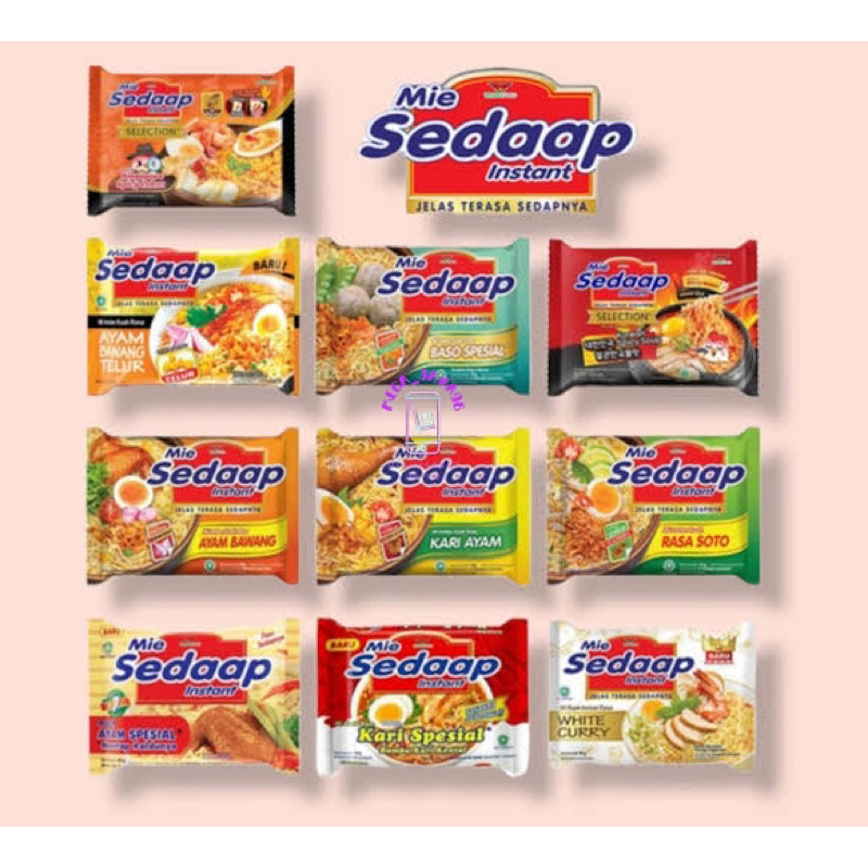 

mie sedaap all variant / mie sedap / mie sedap goreng / mie sedap korea