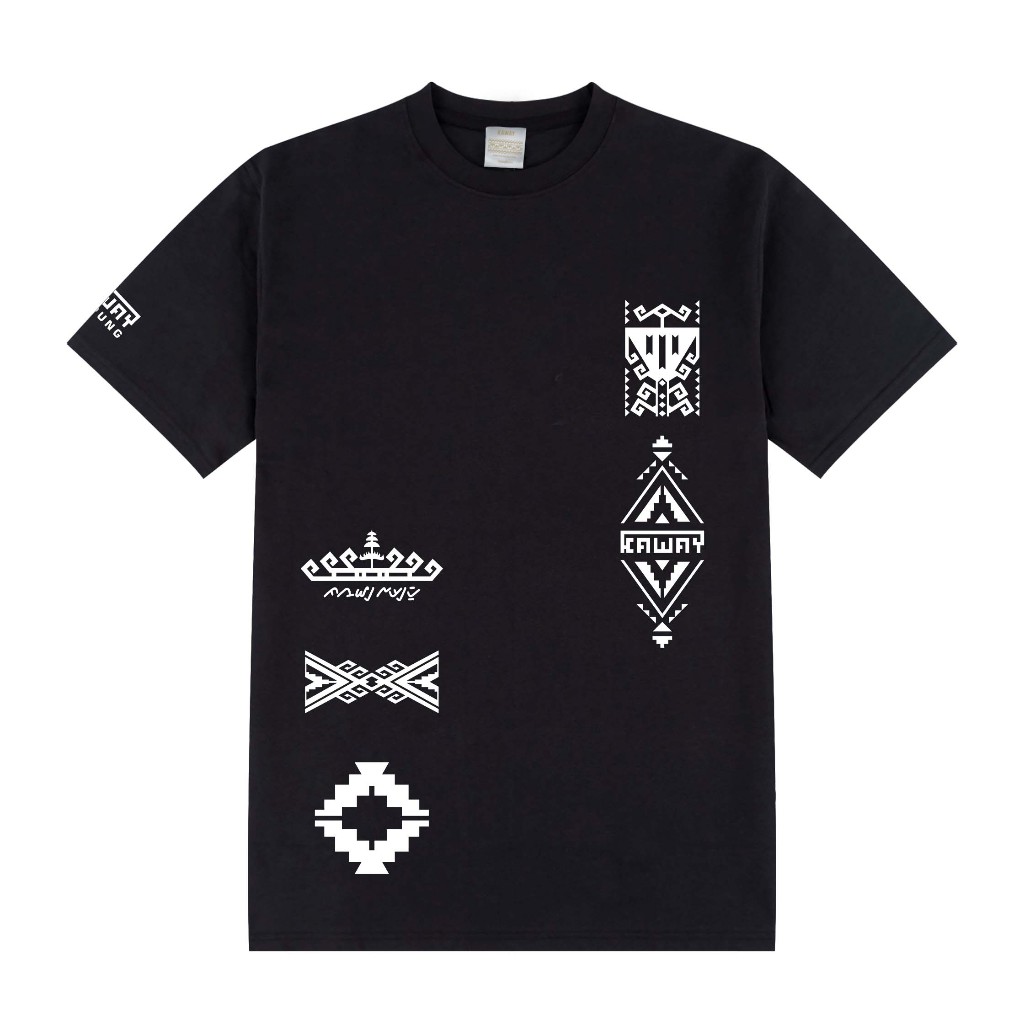 KAWAY Tshirt Kaos Lampung SLAPTEE BLACK