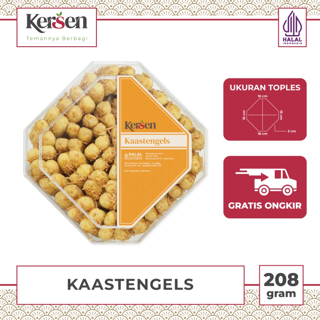 

Kersen Cookies Kue Kering Premium Kaastengels