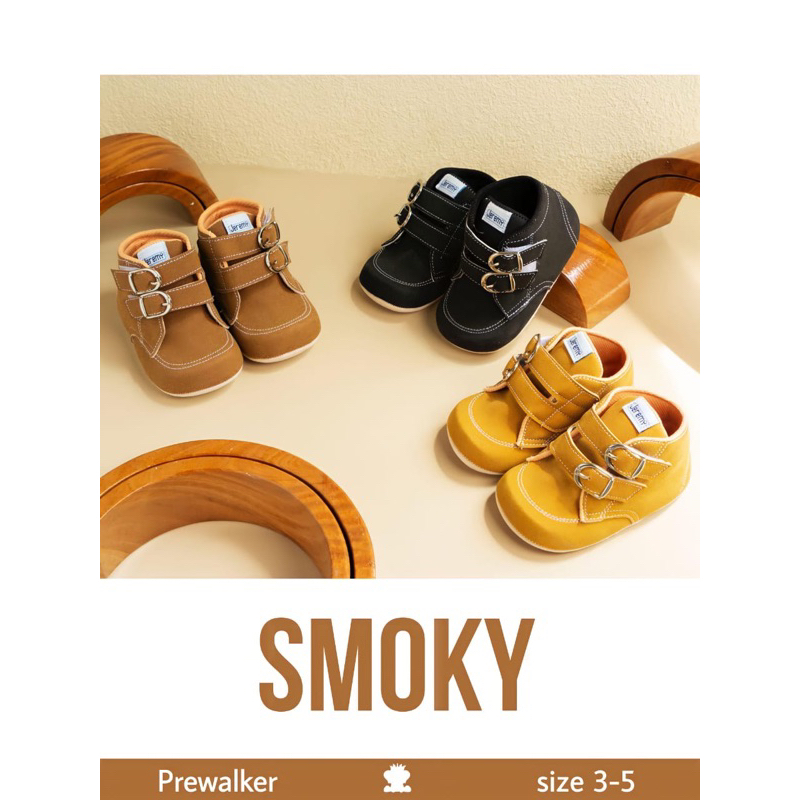 Jeremy baby shoes Smoky