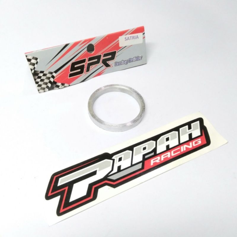 paking knalpot satria 2tak almunium hiu lumba