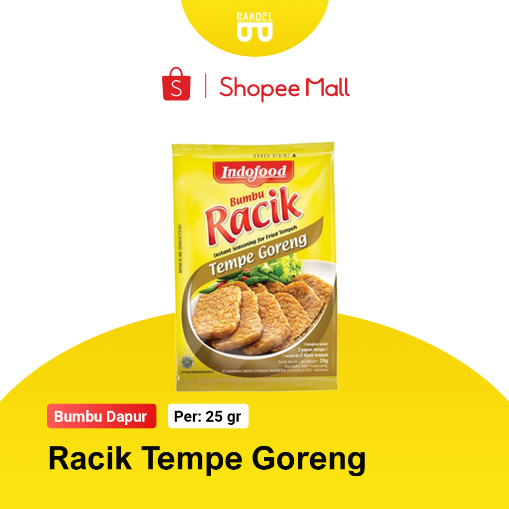 

Bumbu Racik - Tempe Goreng - Indofood - Bakoel Sayur Online