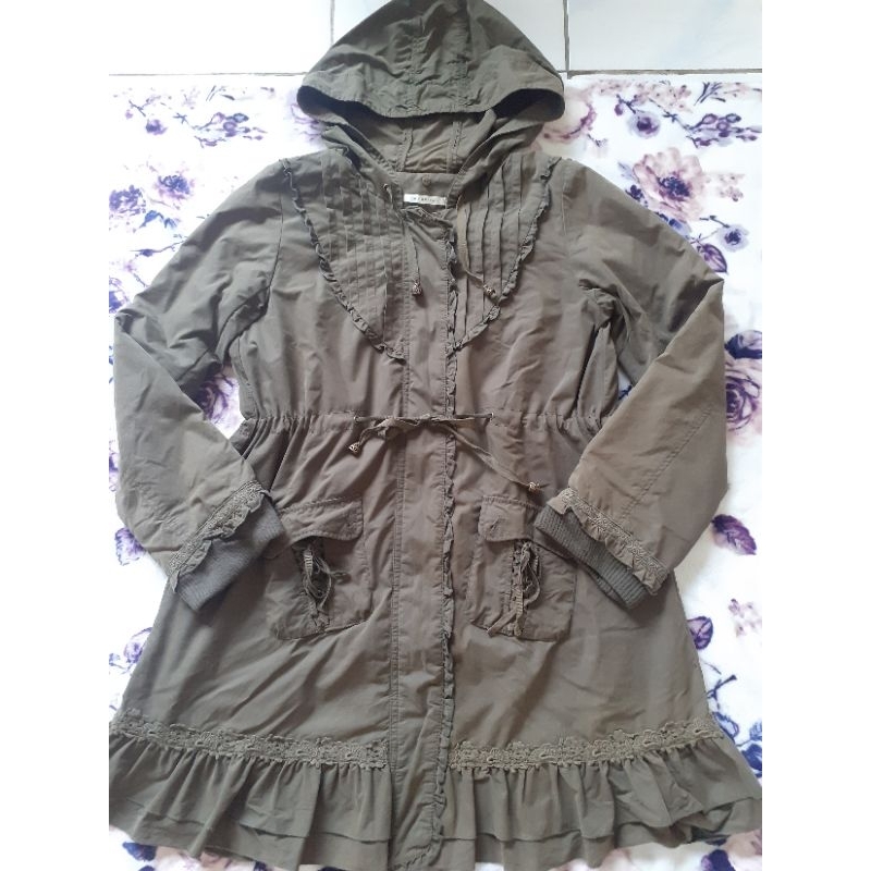 Axes Femme Hoodie Parka Coat katun