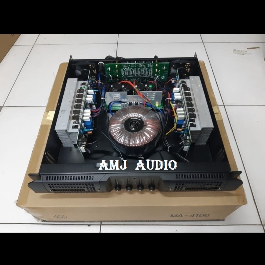 POWER AMPLIFIER MEGAVOX MA4100/MA 4100 4CH ORIGINAL MEGAVOX