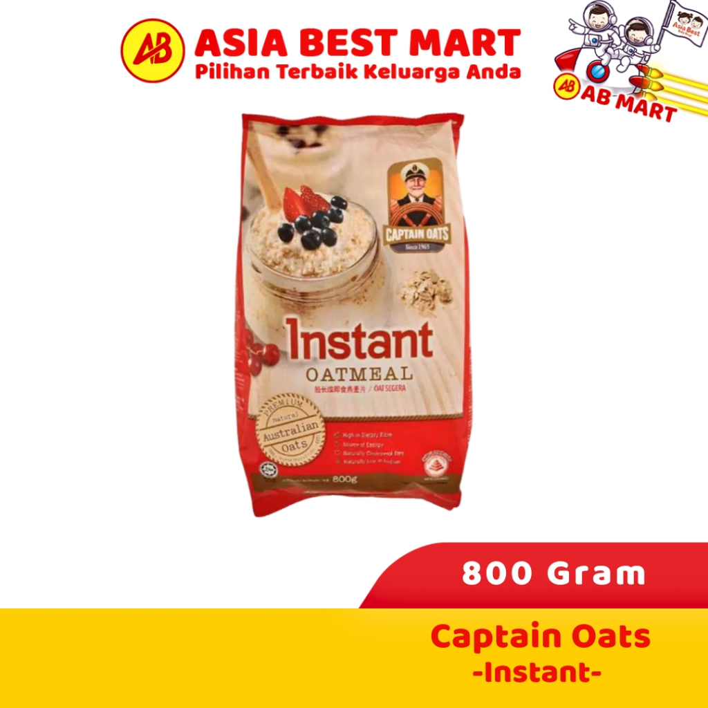 

Captain Oats Instant Oatmeal Cereal 800 Gr - Quaker Kapten 800 Gr