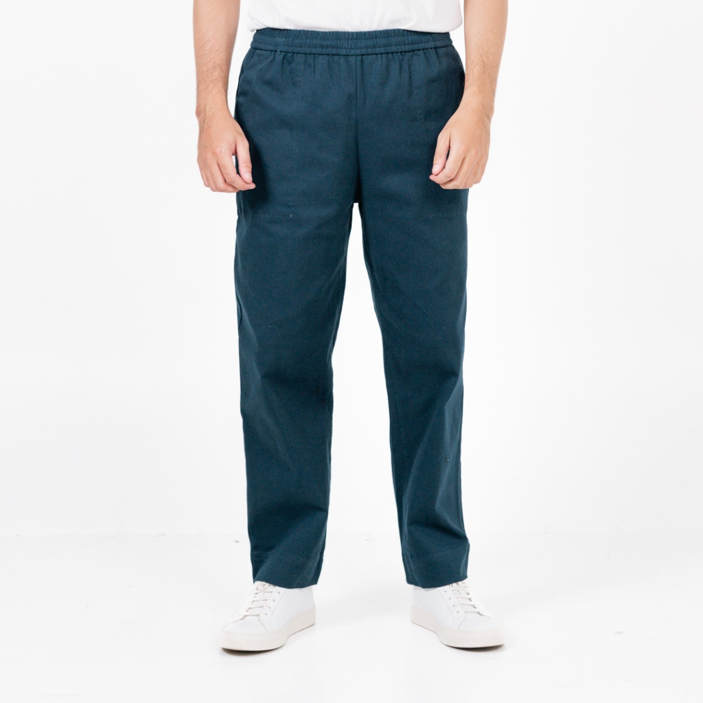 Screamous Celana Long Pants Relaxed DAVE NAVY BLUE