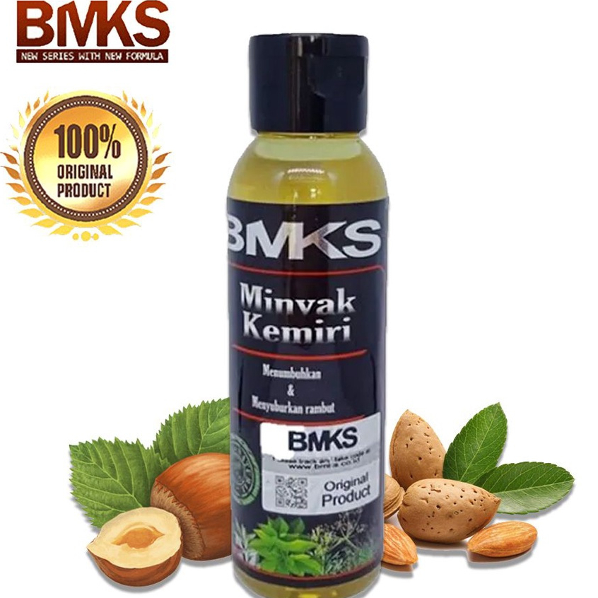 BMKS MINYAK KEMIRI BPOM  MENUMBUHKAN & MENYUBURKAN RAMBUT
- BMKS BPOM