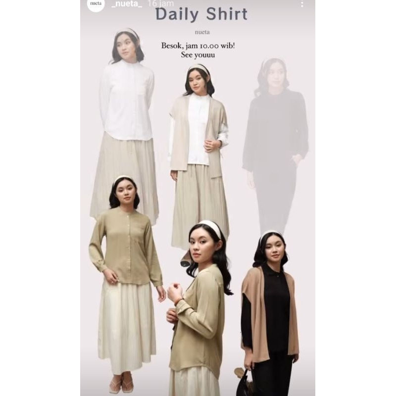 Daily Shirt Hijab Nueta Nueta