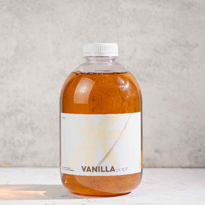 

1 L / Liter Vanilla Syrup - Sirup Perisa Rasa Vanilla Premium Navva