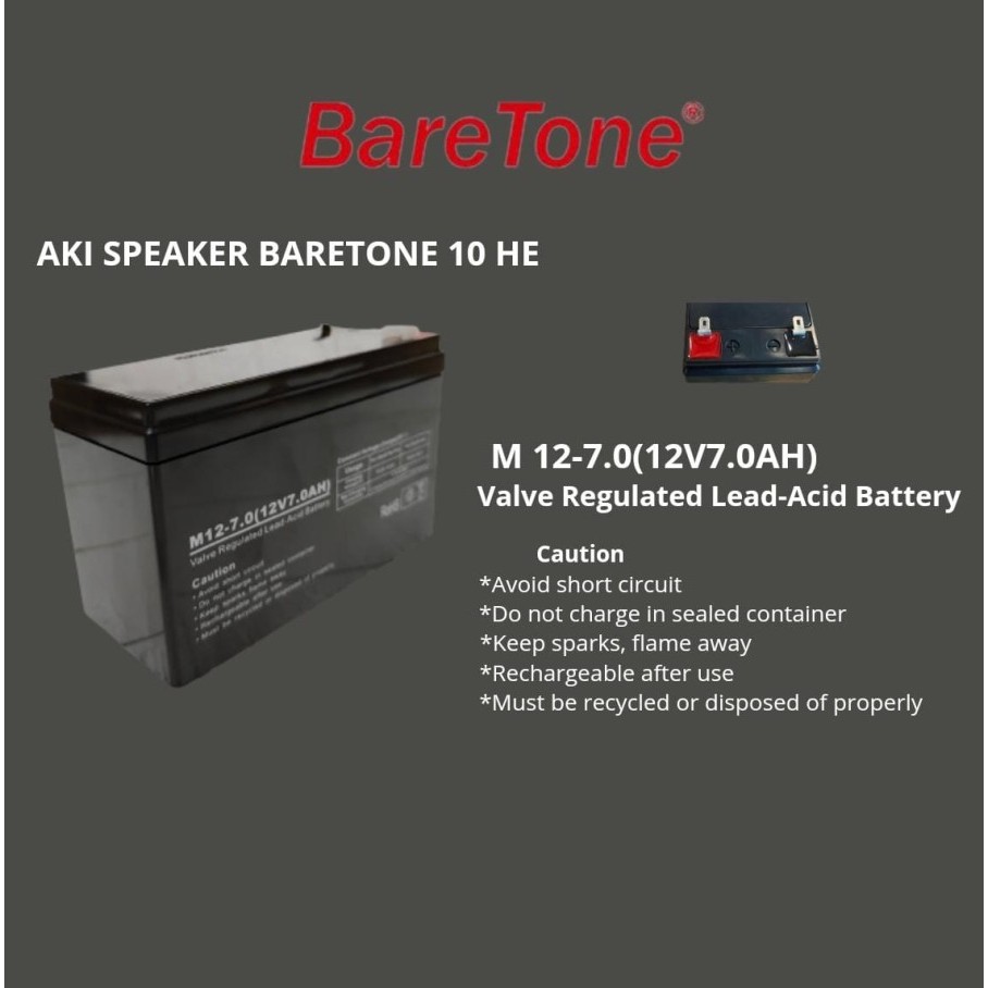 AKI SPEAKER BARETONE MAX10HE / 10 HE / 10HE ASLI BARETONE