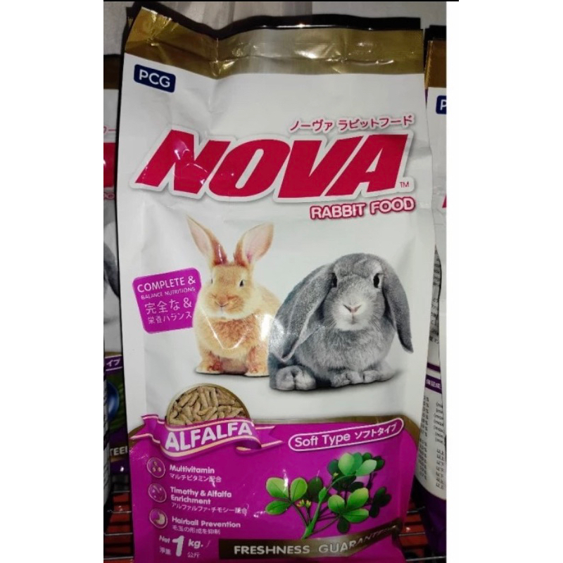 Nova Rabbit Nova Pink Pakan Kelinci Nova Alfafa