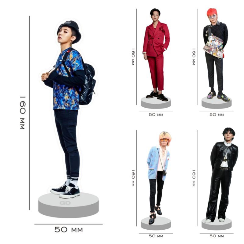 FIGURE AKRILIK BIGBANG GDRAGON STANDEE FIGURE AKRILIK KPOP GDRAGON