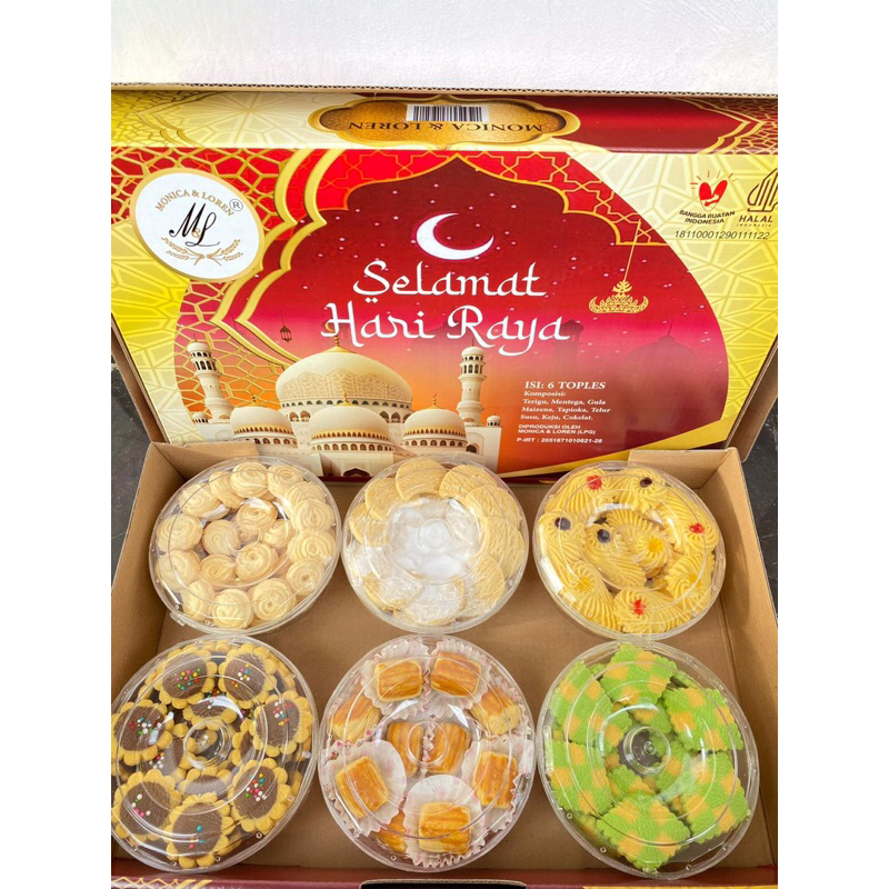 

Kue kering dan teh botol