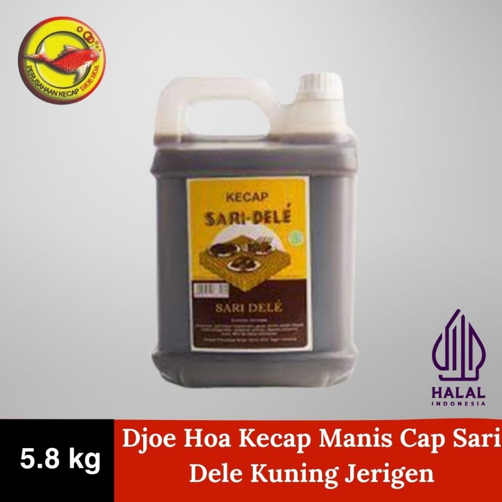 

Djoe Hoa Kecap Manis Cap Sari Dele Kuning Jerigen - 5,8kg