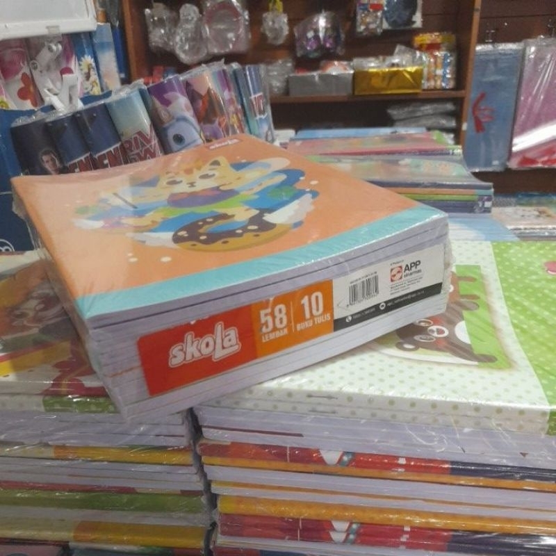 

Buku Tulis SKOLA 58 Lembar (10 Buku)