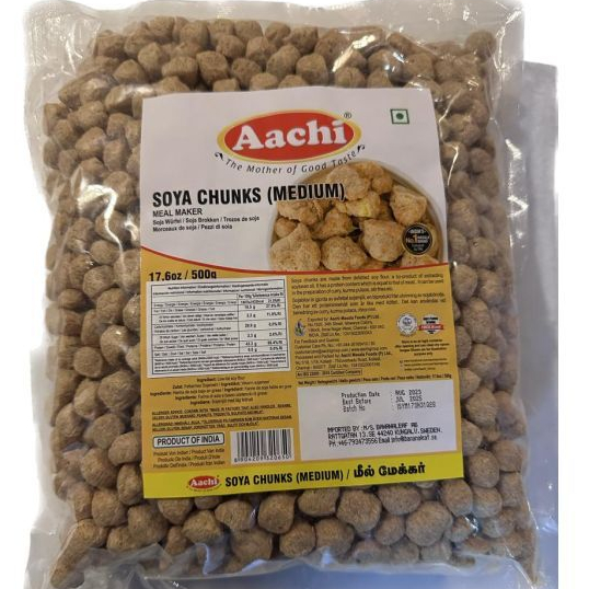 

SOYA CHUNKS AACHI 400G / Kerupuk Kedelai / Sumber Kalsium