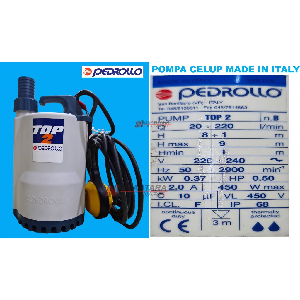 pompa celup pedrollo TOP 2 made in italy,pompa air mancur,pompa taman,pompa kolam ikan,koi,nila,pomp