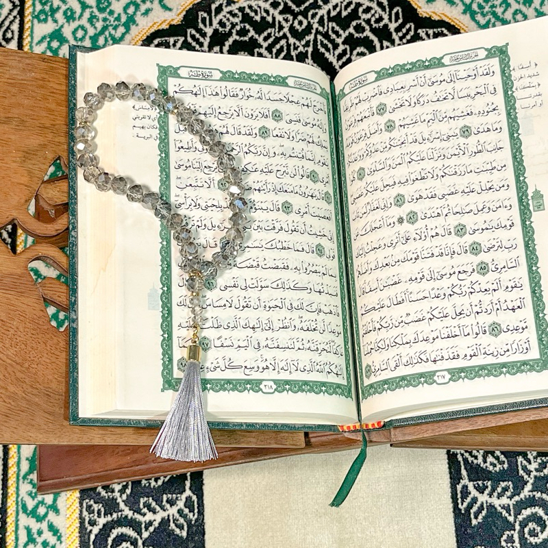 KABIRA TASBIH KRISTAL | Tasbih Manik Kristal Premium Elegan - Tasbih Kristal Aesthetic