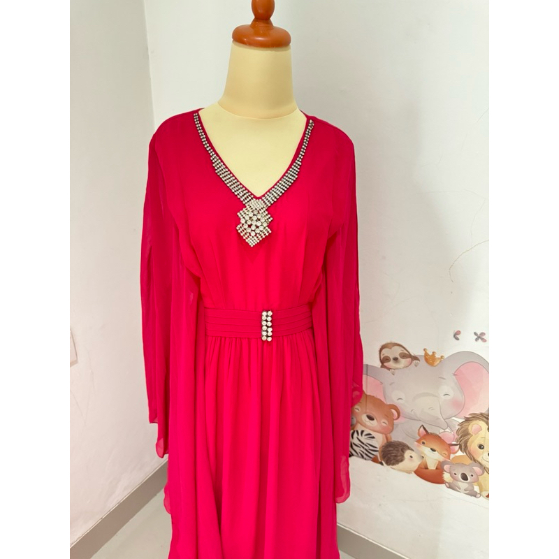 dress chiffon agustine