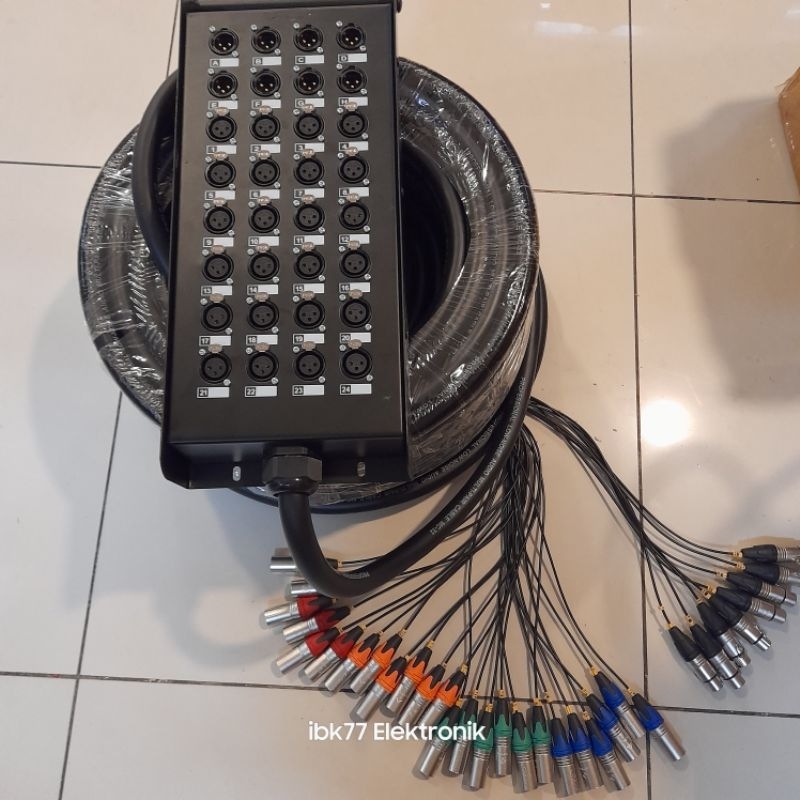 Snake kabel snake cable 32 chanel (Costum). Snake kabel isi 32ch 24in 8out 50meter