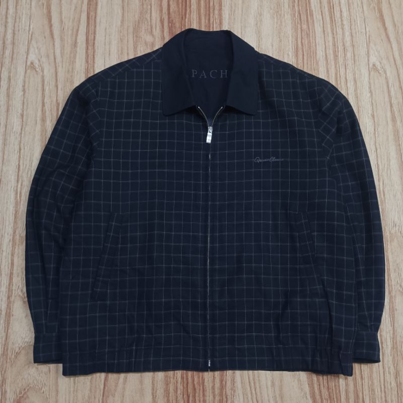 Apache Casual Tartan Harrington Jacket